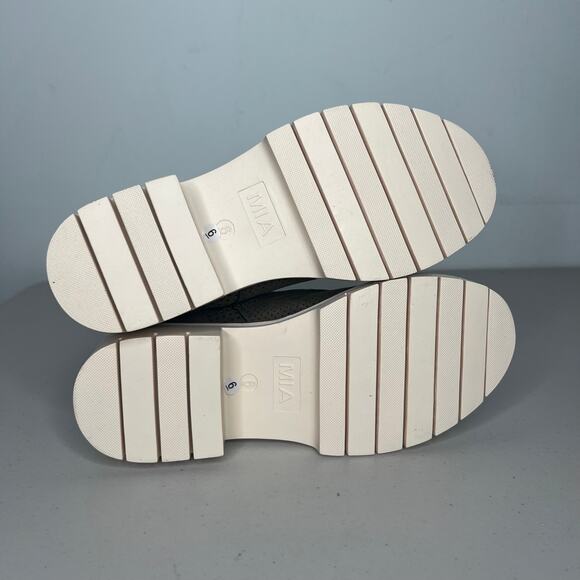 MIA Khaki Green Kashton Perforated Zip Combat Boot Size 9.5 - Picture 7 of 8